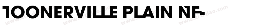 Toonerville Plain NF字体转换